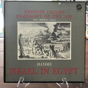 Handel Israel in Egypt Dessoff Choirs 2xLP Box Set Vox STPL 511.642